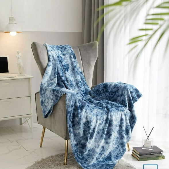 Blue Plush Throw Blanket 50 Blue Plush Throw Blanket 50